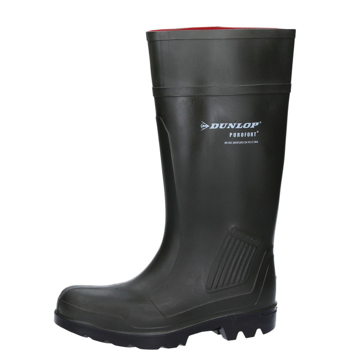 Гумові чоботи без запобіжних елементів оливкового кольору, розмір 48/49