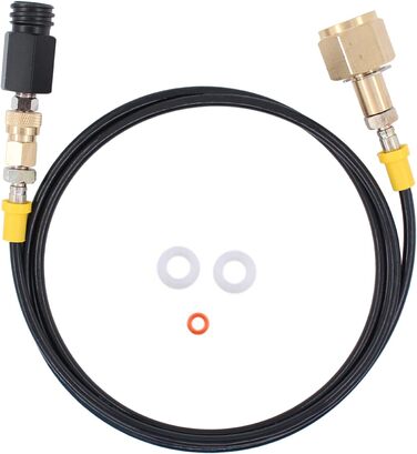 Адаптер бака CO2 Doo Engy Адаптер бака Шланг високого тиску Шланг для соди Адаптер для наповнення циліндра Шланг для Sodastream W21.8-14 DIN477 CO2 баків і більшості машин для газованої води