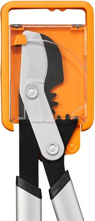Садові секатори Fiskars PowerGear X з обхідним механізмом, з антипригарним покриттям, зі сталі високої твердості, довжина 57 см, чорно-помаранчеві, LX92-S, 1020186 LX 92 (57 см)