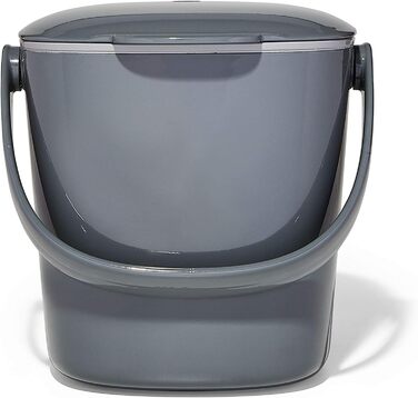 Відро для компосту OXO Good Grips сіре - захищене від запаху відро для сміття для кухні - 2,8 л, антрацит 2,8 л антрацит