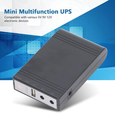 Резервне живлення від батареї Mini UPS, джерело безперебійного живлення 10400 мАг, резервне джерело живлення для мобільного акумулятора ДБЖ для маршрутизатора камери