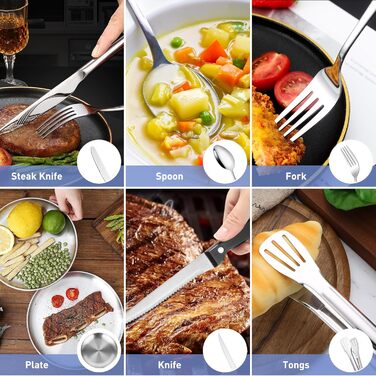 Набір кемпінгового посуду для 1-2 осіб, 10-предметний набір кемпінгових столових приборів з нержавіючої сталі, дорожні столові прибори, портативний кемпінговий посуд для пікніків та подорожей на свіжому повітрі з виделками, ножами, ложками з нержавіючої с