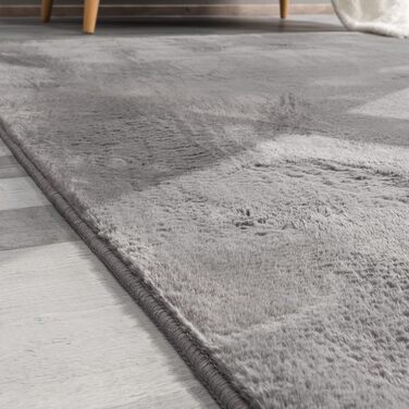 Килим для вітальні з високим ворсом пухнастий хутряний килим штучне хутро плюшевий кошлатий м'який штучне хутро, розмір 200x290 см