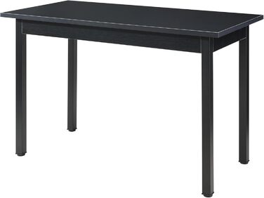 Сучасний обідній стіл Den Haag Black 120x60x75 см стіл для 4 осіб обідній стіл кухонний стіл