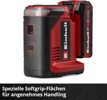 Акумуляторна зарядна станція Einhell TC-ES 18/150/1 Li-Solo Power X-Change (18 В, компактний інвертор, підключення 230 В, порт USB-A та USB-C для заряджання, без акумулятора)