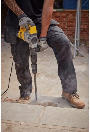 Відбійний молоток Stanley FatMax SDS-max SFMEH220K (1010 Вт, 8,5 Дж, з пневматичним ударним механізмом для довбальних робіт у цегл