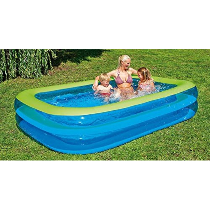 Сімейний басейн HAPPY PEOPLE Чорний/БІЛИЙ/ЧЕРВОНИЙ Один розмір