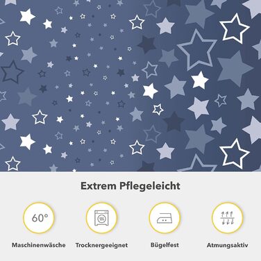 Комплект бобрової постільної білизни Trumschn 135x200 2 шт. з наволочкою 80x80 см - вишукана боброва постільна білизна з 100 бавов