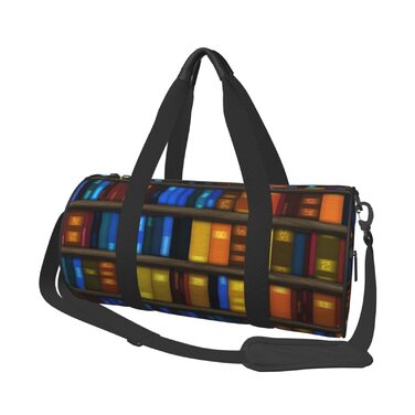 Універсальна дорожня сумка Книги на полиці - спортивна сумка для чоловіків та жінок, сумка-мішок, спортивна сумка