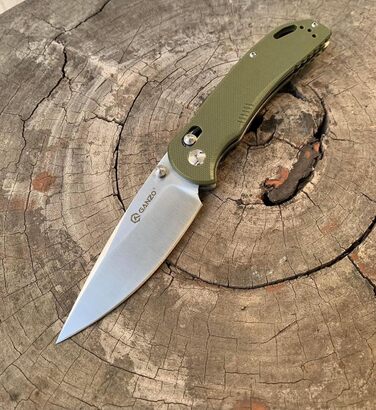 Ніж Ganzo G7531 Колір рукоятки зелений - Довжина клинка 8.9 см - Механізм замикання G-Lock - Сталь клинка нержавіюча сталь 440C