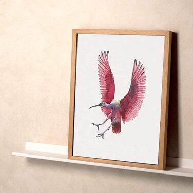 Настінна полиця MILUKA, біла металева Комплект із 2 настінних полиць довжиною 70 см Біла рейка для картин, рамок для картин, книг Настінні полиці для спальні, кухні, офісу, вітальні 70 x 10 см, біла, 2 шт.