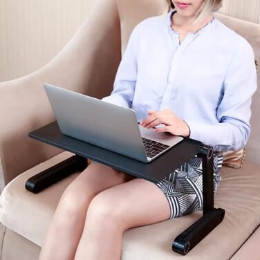 Ергономічна підставка для ноутбука FlexStand - Crystalli (Чорний), 360