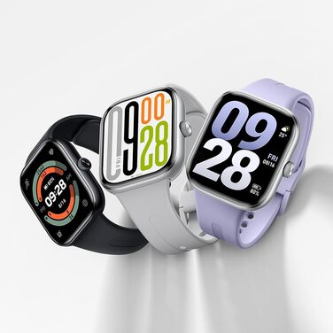 Розумний годинник XIAOMI Redmi Watch 5, відстеження спорту та фітнесу, 2.07-дюймовий AMOLED-дисплей, 24 дні роботи від батареї, понад 150 спортивних режимів, моніторинг серцевого ритму, відстеження сну, водонепроникність 5 атм, GPS, Android та iOS, срібля