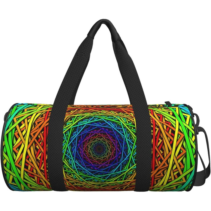 Яскрава дорожня сумка-мішок Dream Rainbow, спортивна сумка для фітнесу, велика сумка для подорожей та покупок, сумка на нічліг та на вихідні для чоловіків та жінок
