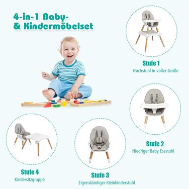 В-1 дитячий стільчик для годування, стільчик для годування та обідній стілець, дитячий стілець та дитяча сидяча група, регульовани