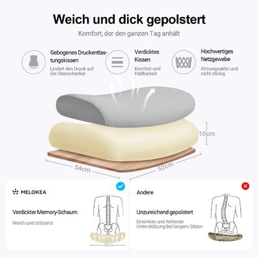 Ергономічне офісне крісло Storeo Imp, до 200 кг, сітка, сірий