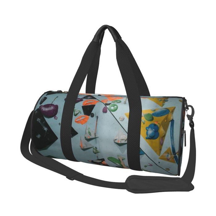 Дорожня сумка-циліндр, дизайн люди малюють на стіні, спортивна сумка для чоловіків та жінок, сумка-мішок, спортивна сумка
