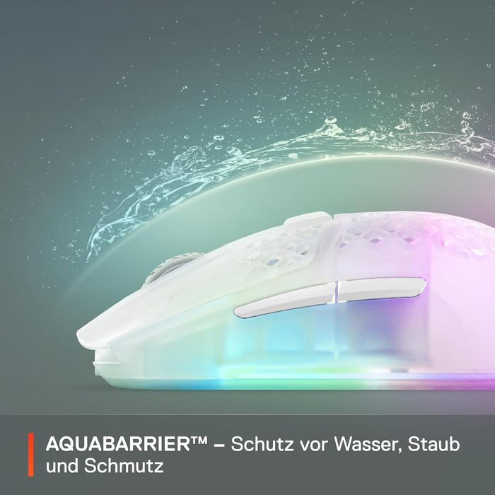 Ігрова миша з отворами на поверхні - Легка, водовідштовхувальна конструкція з пером - Оптичний датчик TrueMove Air з роздільною зд