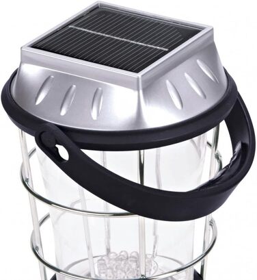 Світлодіодний ліхтар BERGER Solar Tent Lamp Лампа для кемпінгу без батарей, від сонячної батареї, кривошипної лампи або кабелю, завжди готова до використання в надзвичайних ситуаціях із 3 режимами освітлення холодно-біла, довговічна та енергоефективна