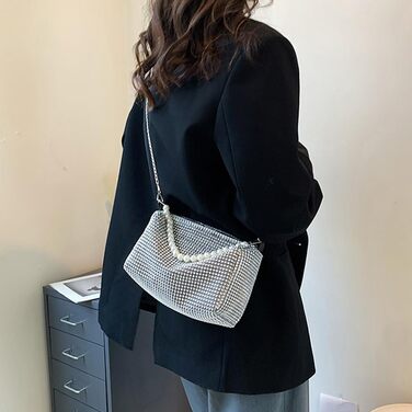 Клатч жіноча вечірня сумочка маленька блискуча сумочка елегантний весільний весільний клатч перлове намисто вечірні сумочки маленькі золоті срібні