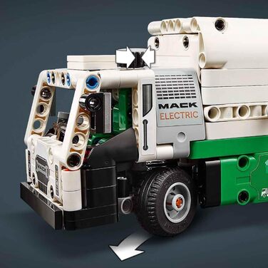 Електричний сміттєвоз LEGO Technic Mack LR, модель сміттєвоза для рольової гри у переробку, іграшка-вантажівка для дітей, подарунк