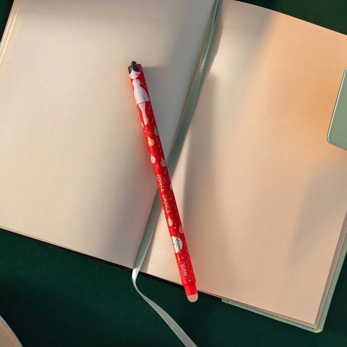 Різдвяний набір стираних гелевих ручок LEGAMI, зимове видання набір Лускунчик із 3 стираними гелевими ручками Лускунчик, Балерина та Мишачий король