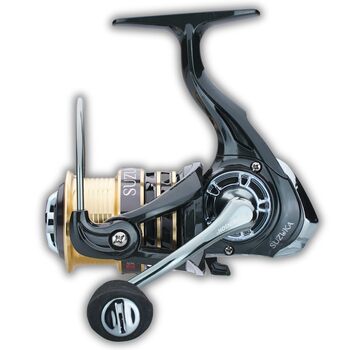 Рибальська котушка Robinson - переднє гальмо, 8 кулькових підшипників, дюралюмінієва шпуля, 5.21 - підходить для лову окуня, форелі, головня, судака, щуки та сома залежно від розміру - Suzuka 3000