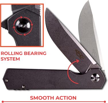 Складаний ніж Лезо зі сталі D2 Рукоятка з кліпсою Гострий одноручний ніж з піхвами і шарикопідшипником Кемпінг Полювання Риболовля
