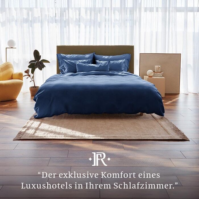 Комплект розкішної бавовняної постільної білизни ROYFORT - 3 шт. и Підковдра Prestige наволочка 100 органічна бавовна Унікально м'