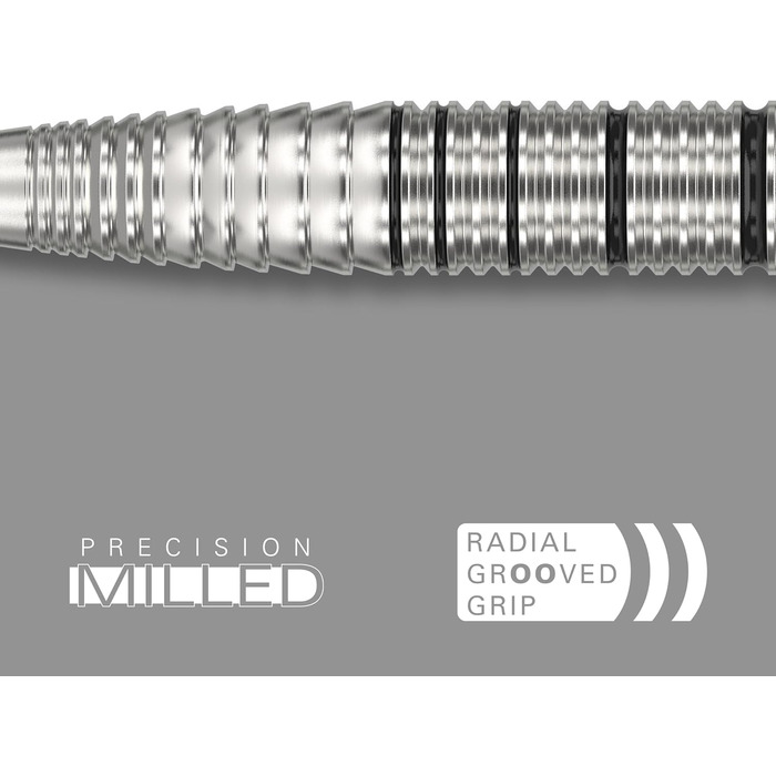 Набір дротиків Target Darts EXO Edition зі сталевим наконечником 90 вольфраму Набори дротиків зі сталевим наконечником, дротики Swiss Point з ручками Pro Grip та 6 деками, інструмент SP у комплекті Професійні набори дротиків 24 г EXO 02