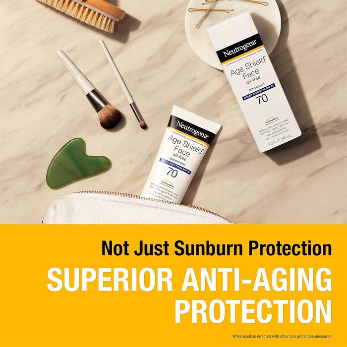 Лосьйон для обличчя Neutrogena Age Shield, SPF 70, 3 унції (упаковка з 2 шт. ) від Neutrogena