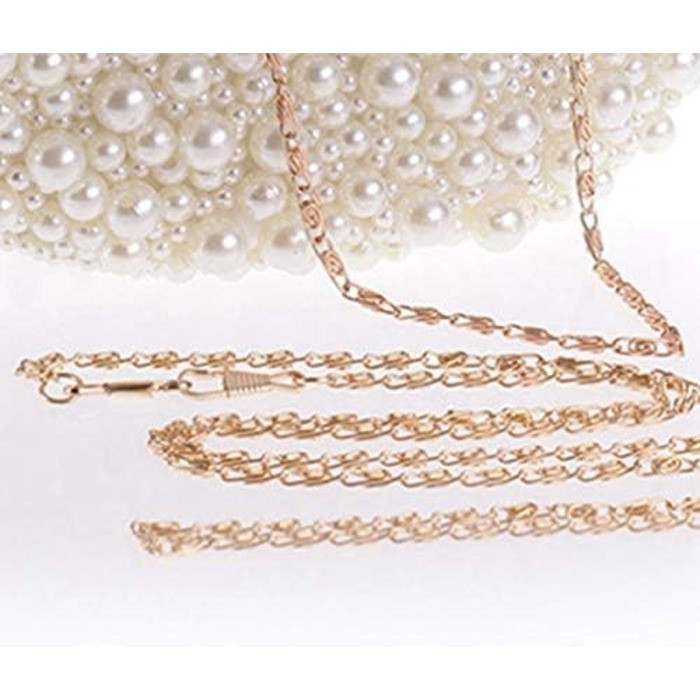 Вечірня сумочка-клатч з перлами, ідеальна для весілля, випускного або урочистого заходу. Маленький гаманець для нареченої або подружок нареченої.