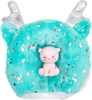 Різдвяний календар Barbie Cutie Reveal - 24 сюрпризи, лялька, олені з блискітками, зимове вбрання, аксесуари, міні-тваринки, для д