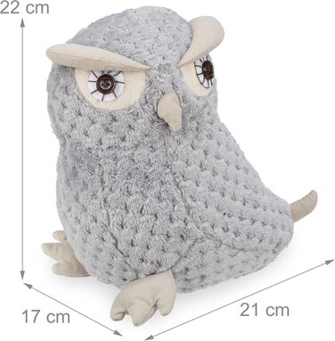 Дверний обмежувач сова, важкий дверний обмежувач, виготовлений з тканини, піщаний наповнювач, декор, дверний мішок для підлоги, Вх