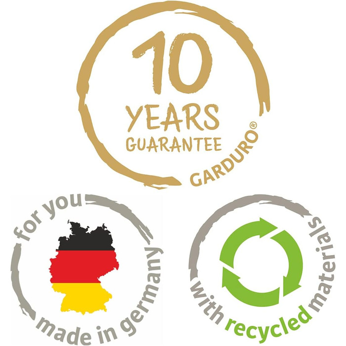 Шойріх Хвильова Куля Висока, висока ємність із пластику, чорний граніт, діаметр 29,8 см, висота 40 см, об&39єм 6 л. Чорний граніт Ø 29,5 см, висота 40 см Хвильова Куля Висока