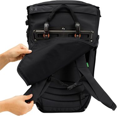 Рюкзак VAUDE 20-29L CityGo Bike 23 II Один розмір Чорний