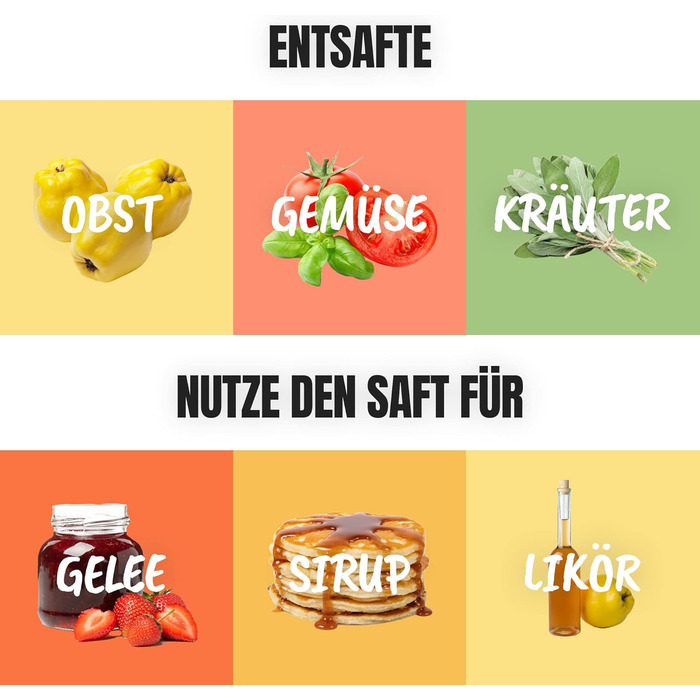 Парова соковижималка MixFino для вашого Thermomix TM6 TM5 TM31 TM Friend - повністю автоматичне вичавлювання соку за допомогою соковижималки Thermomix для Thermomix