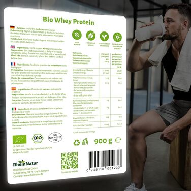 Протеїн ORGAINIC Organic Whey Protein Powder, 900 г
