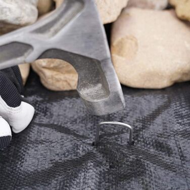 Садові скоби Gardentacker 12-W200, 30,5 см, оцинкована сталь, скоби для ландшафтної тканини