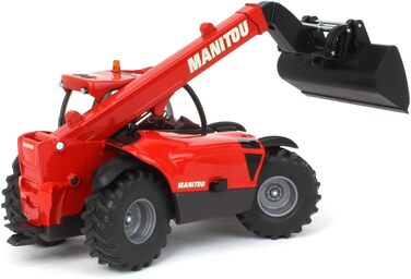 Телескопічний навантажувач Manitou, 132, метал/пластик, червоний, рухома стріла навантажувача, 3067