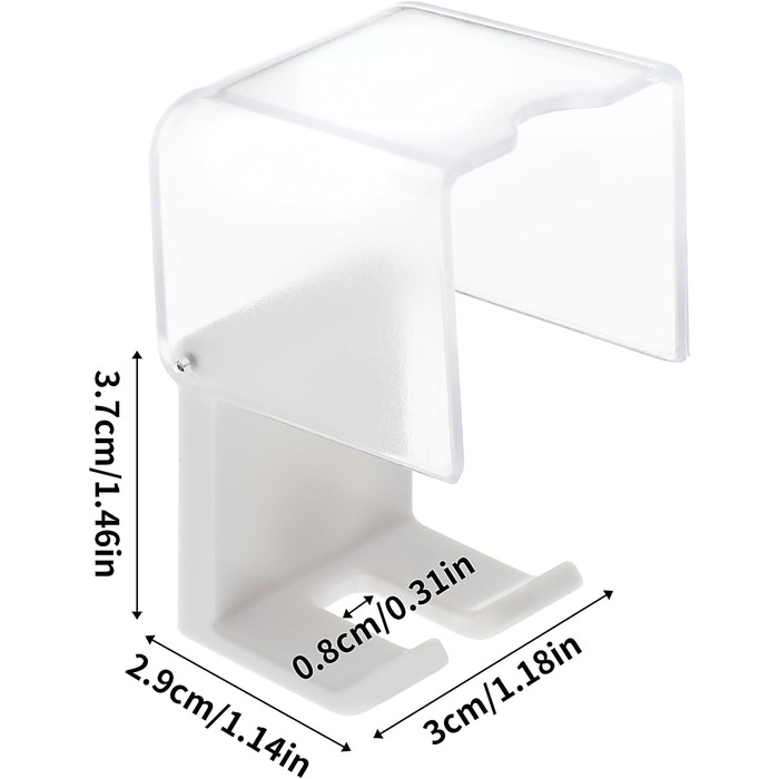 Настінний тримач для зубних щіток Mabor, 4 упаковки, без свердління, тримач для зубних щіток із кришкою, органайзер для зубних щіток, самоклеюча підставка для зберігання зубних щіток для ванної кімнати