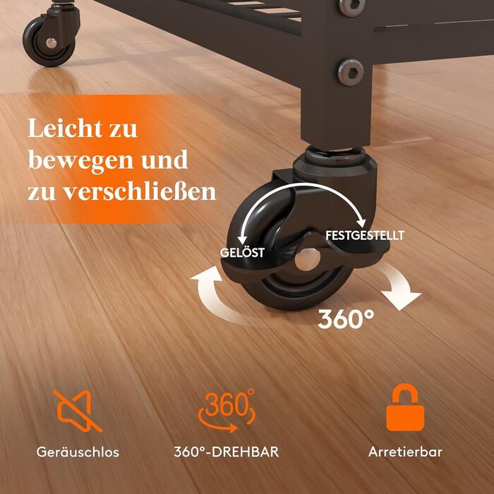 Стійка для штанг Lifewit для домашнього спортзалу, зберігання штанг із замикаючимися універсальними колесами та гачками, стійка для гир, тримач для килимка для йоги, стійка для силових тренувань, полиця для ваг для дому, гаража, середня