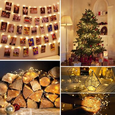 Світлодіодних гірлянд з мідного дроту 10 м Bowfar