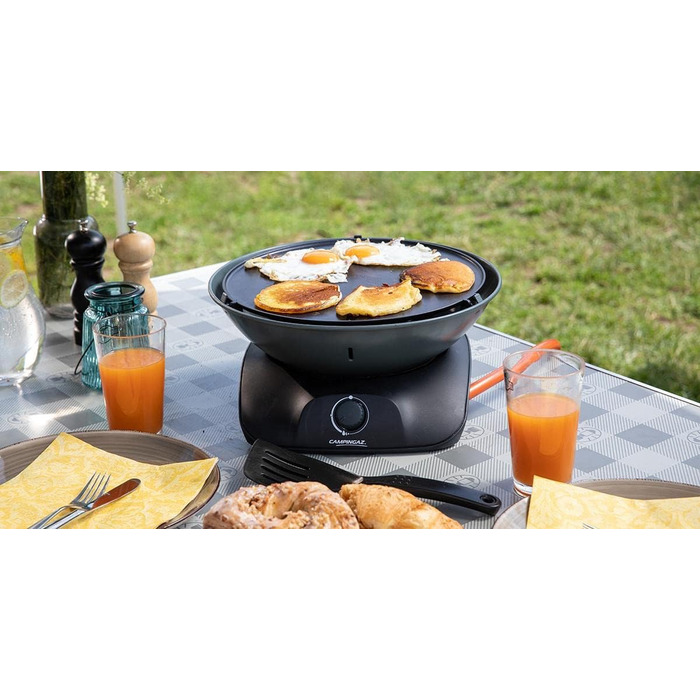 Газовий гриль Campingaz 360 Grill CV безкоштовний набір з 4 грилів CV470. Спеціальна пропозиція гриль унісекс для дорослих, антрацитовий, один розмір, для кемпінгу та активного відпочинку