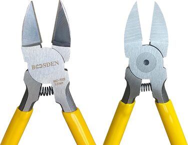 Кусачки бічні, BOOSDEN Професійні дроторізи, 165мм Плоскогубці для електроніки, дроторізи, надзвичайно гострі кусачки для ювелірної справи та рукоділля, червоні, 5 шт.