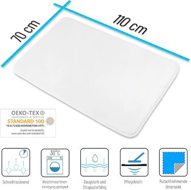 Килимок для ванної Sanilo, багато красивих килимків для ванної на вибір, килимок для ванної дуже м'який і неслизький, миється і шв