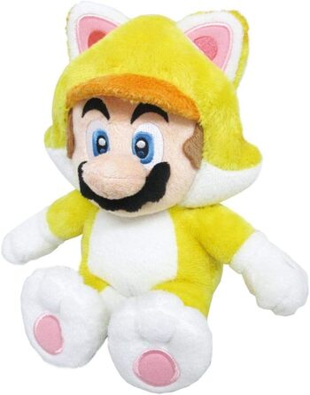 Плюшева лялька Sanei Super Mario 3D World Neko Cat Mario 22,9 см