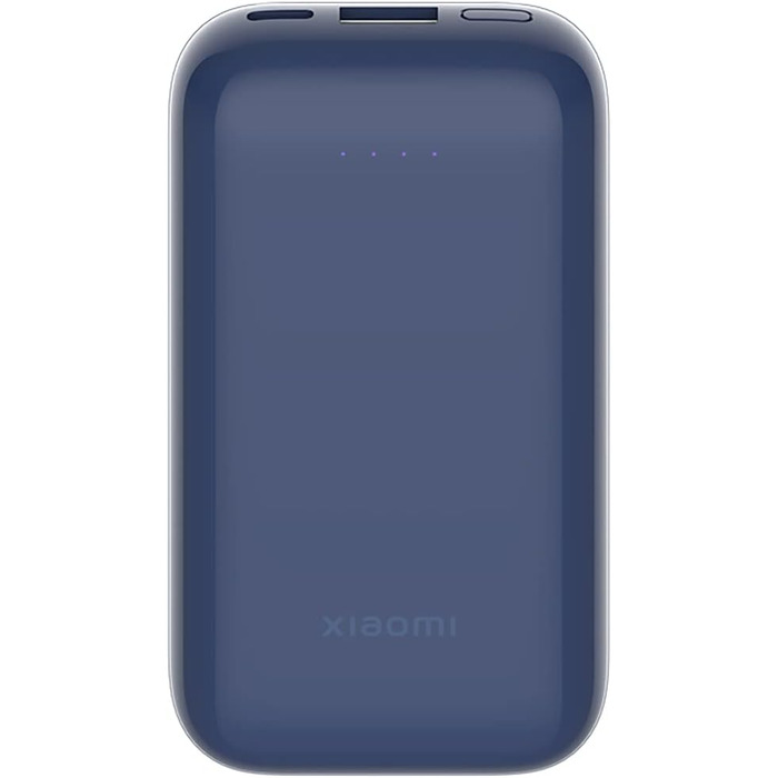 Павербанк з максимальною швидкою зарядкою 33 Вт, двонаправлена швидка зарядка типу C, 21700 комірок, синій, 33 W Power Bank 10000