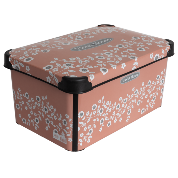 Контейнер Violet House 0647 Decor Powder Flower 10 л (6832639)