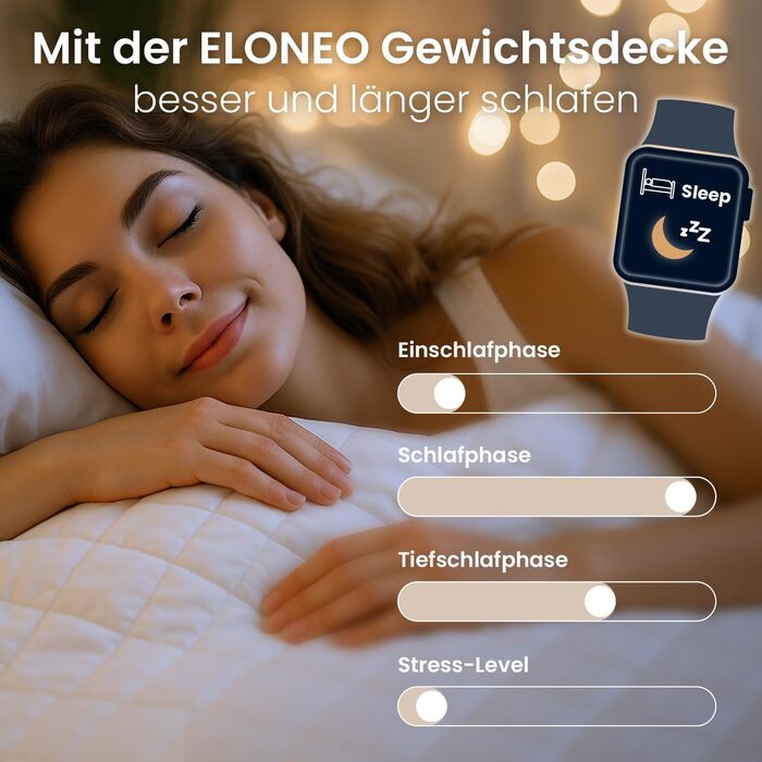 НОВИЙ Обтяжений плед 135x200 см, 11 кг, сертифікований TV та Oeko-Tex, обтяжений плед зі 100 бавовни, плед для релаксації та антистресової терапії, щільний плед для сну 135 x 200 см, 11,0 кілограмів